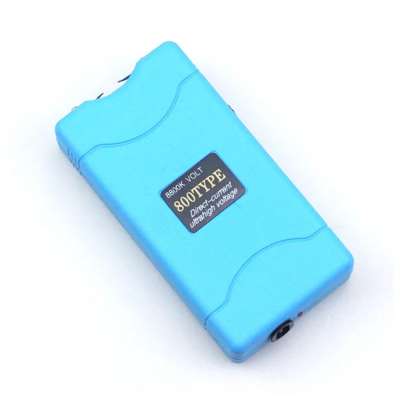 Female self-defence multi-function flashlight in seven colour options with LED torch and alarm functions