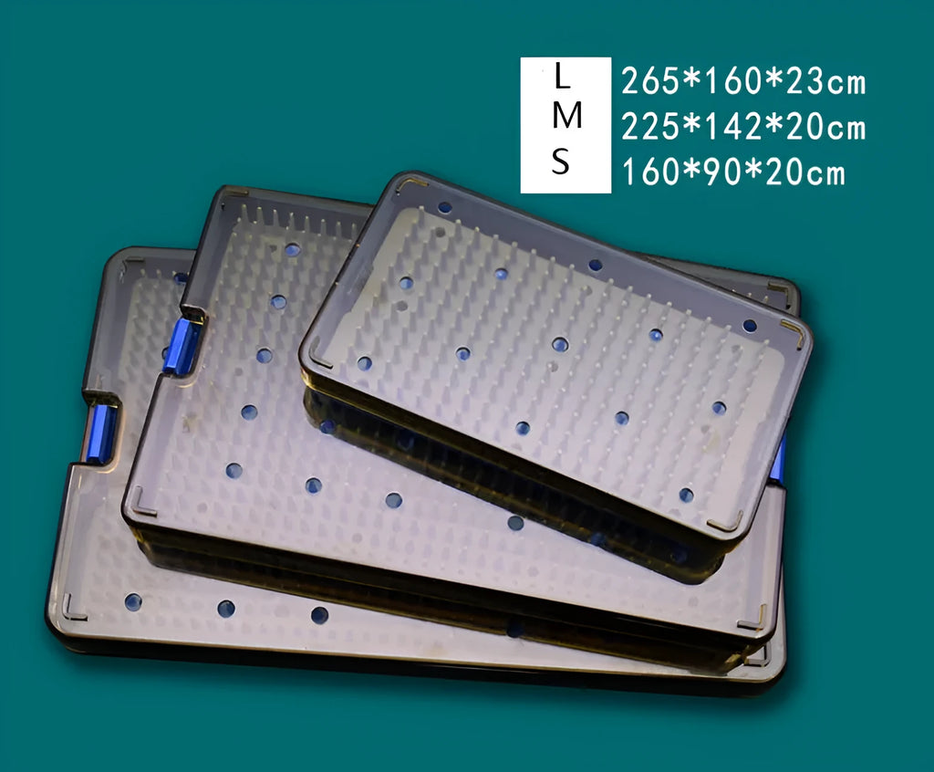 Flexible silicone UV disinfection box in three sizes for sanitising mobile phones and keys.