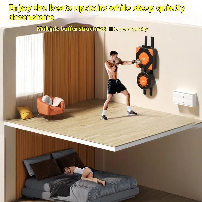 Hanging boxing wall target with multiple size options including round and square shapes