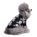 Polyester pet sweater in British style, available in multiple sizes and colours for small dogs and cats