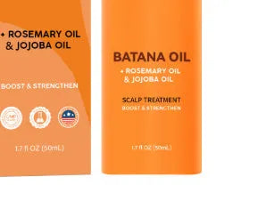 Batana hair care supple hair repair dry oil 60ml white bottle for damaged and frizzy hair treatment
