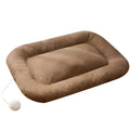 Brown elevated Thai-style dog bed measuring 40x60cm for medium-sized dogs