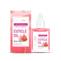 30ml bottle of watermelon nail care oil with jojoba seed oil and urea formula.