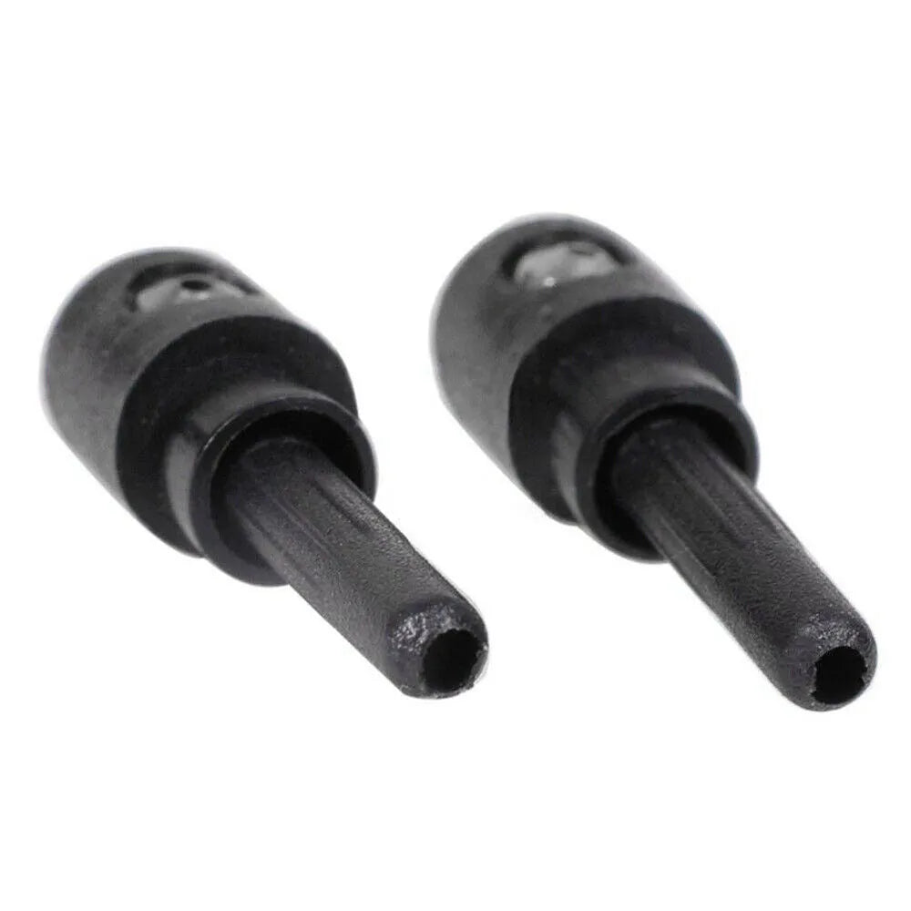 Black rear windshield washer nozzle for Volkswagen Golf Audi Skoda vehicles