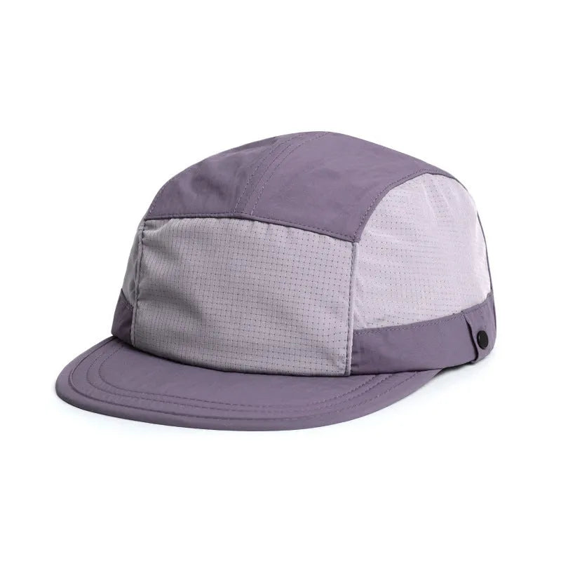 Dome-crown fisherman's beanie hat in army green with a soft extended fabric tongue for neck coverage.