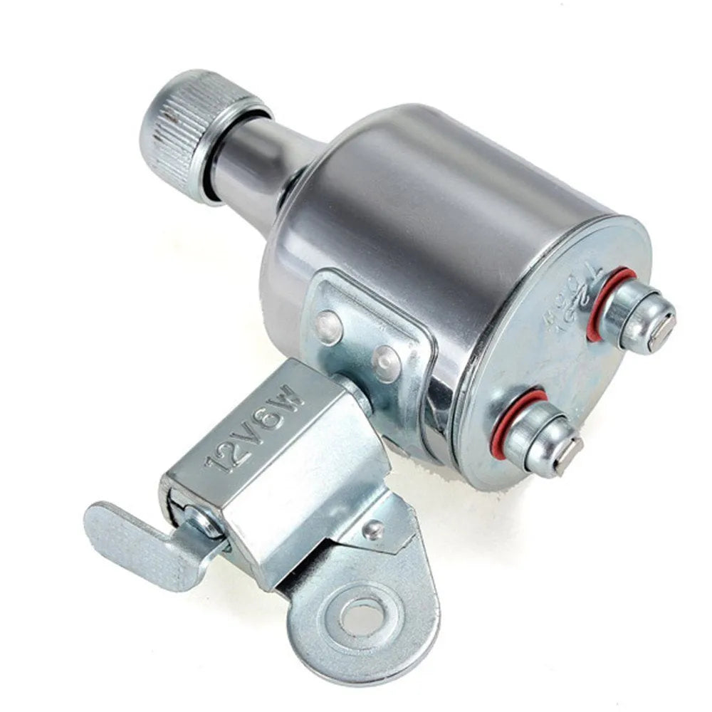 Silver bicycle dynamo generator light kit for front fork or rear frame mounting with 12V and 6V options