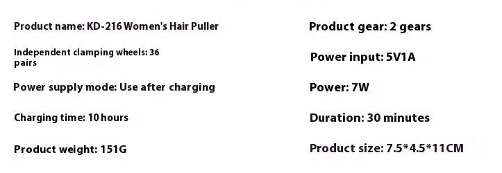 KEDA-216 coloured USB electric epilator for body hair removal with included charger and cleaning brush