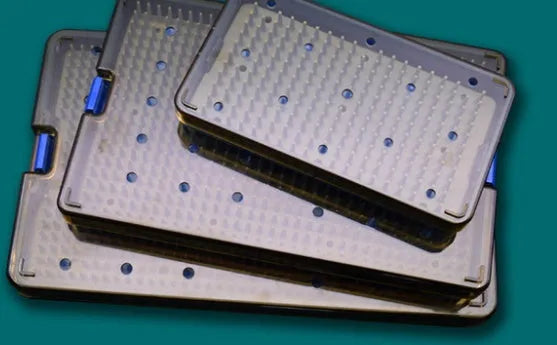 Flexible silicone UV disinfection box in three sizes for sanitising mobile phones and keys.