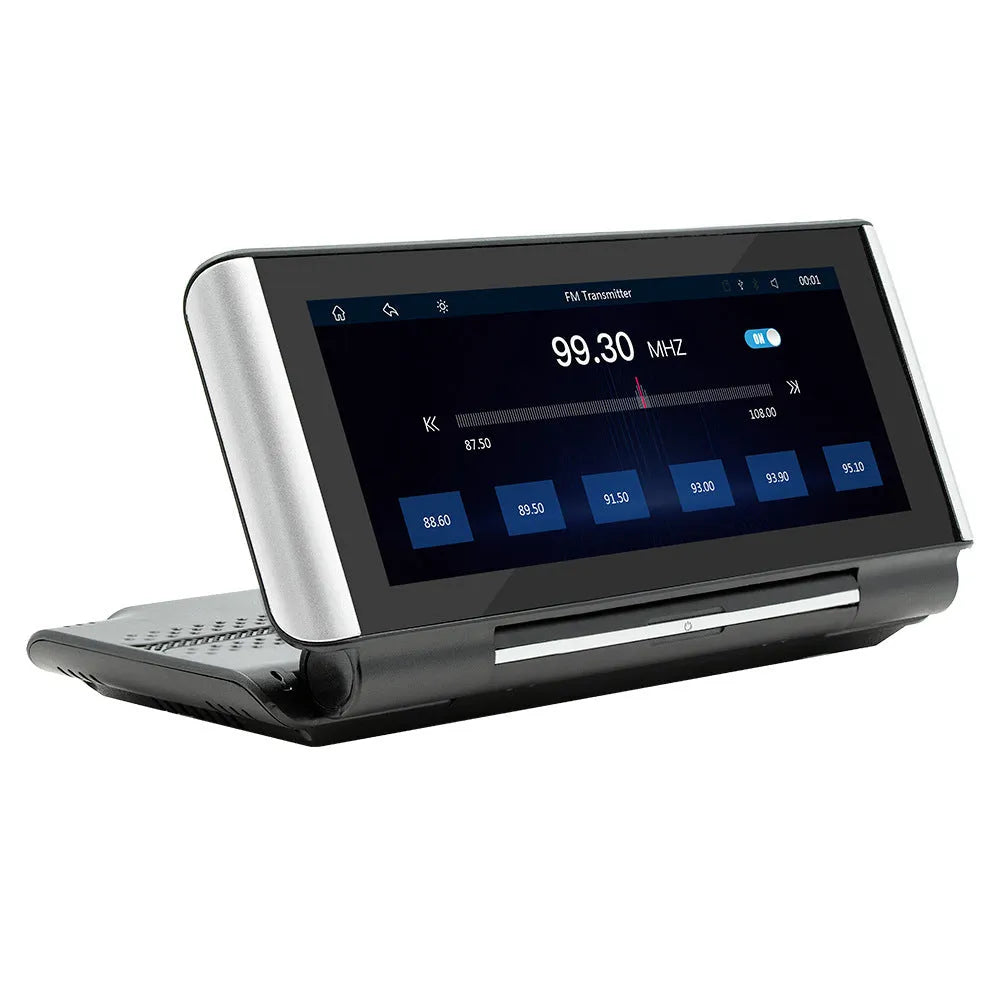 6.86 inch black vehicle MP5 player with screen showing CarPlay interface