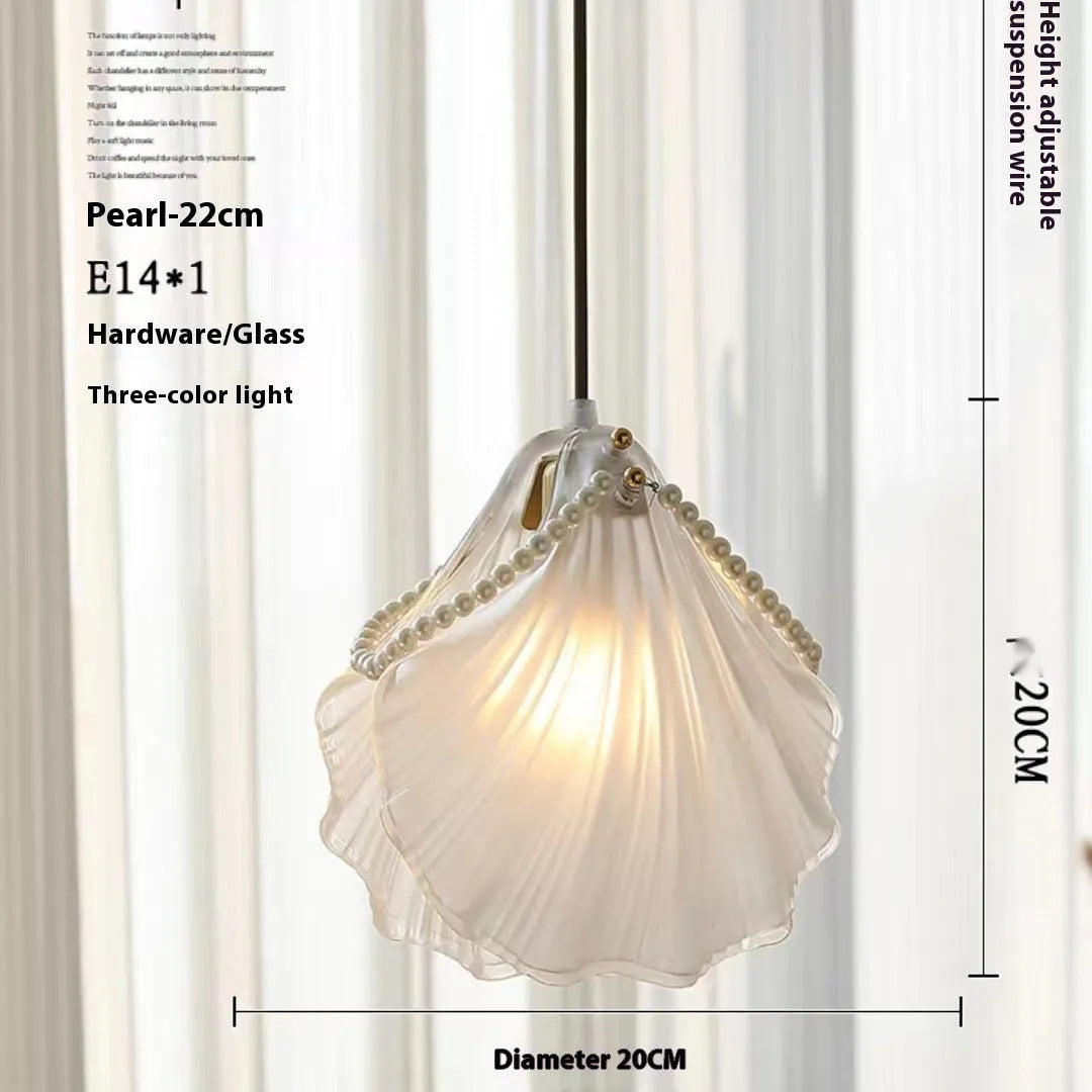 French Entry Lux single-head droplight with three-colour LED light source and 220V voltage for bedroom or entrance