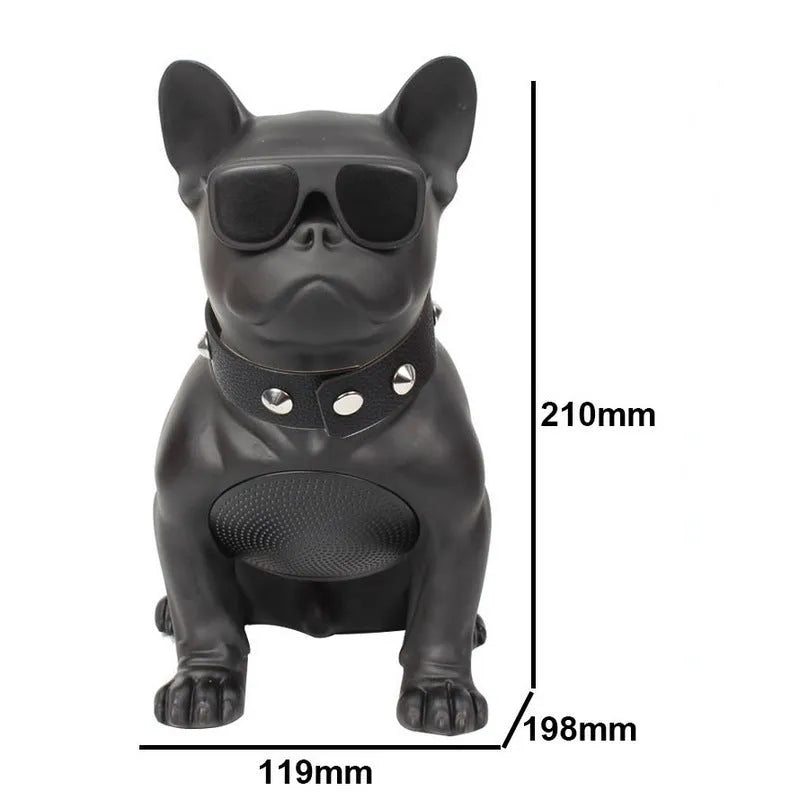 Mini Bluetooth speaker in black, red, or white, 5W output, 1500 mAh battery, sizes M10 21cm, M11 34cm, M12 13cm