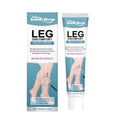 Tube of leg soothing cream with Aesculus chinensis and mint leaves for leg relief