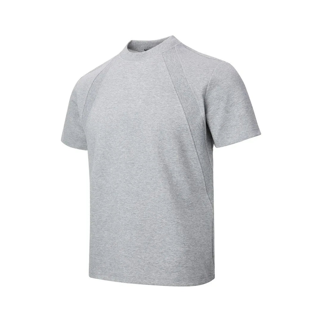 Loose fit short sleeve casual top in black, grey or white.