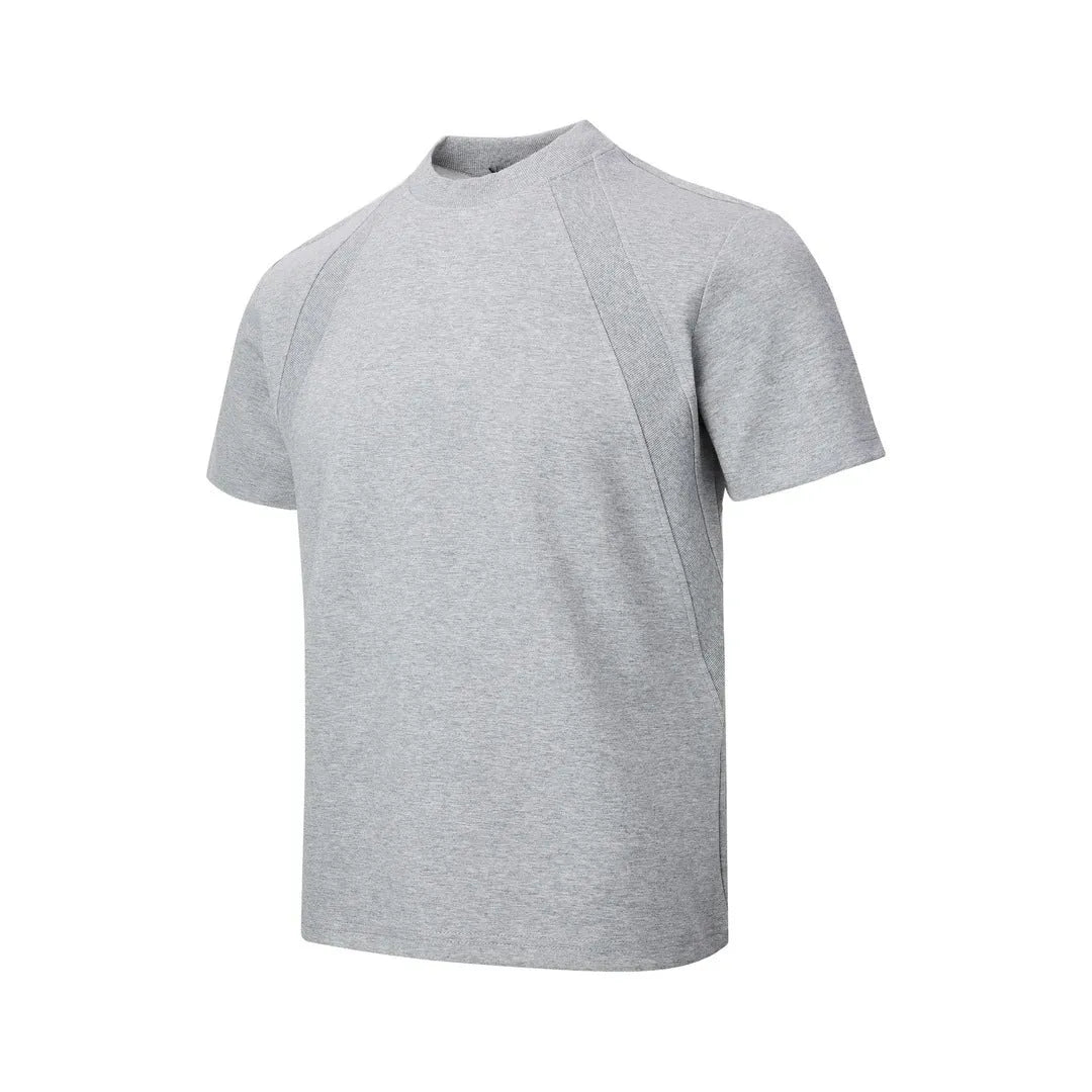 Loose fit short sleeve casual top in black, grey or white.