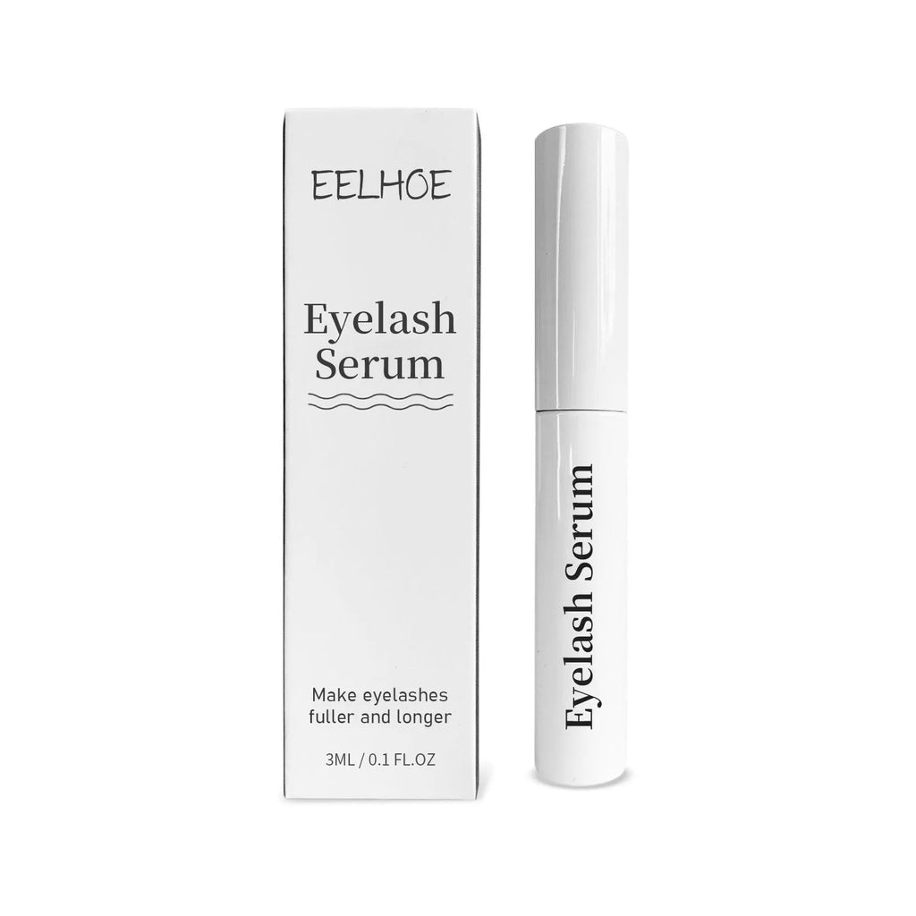 3ml curly black eyelash essence bottle with applicator brush for lash conditioning