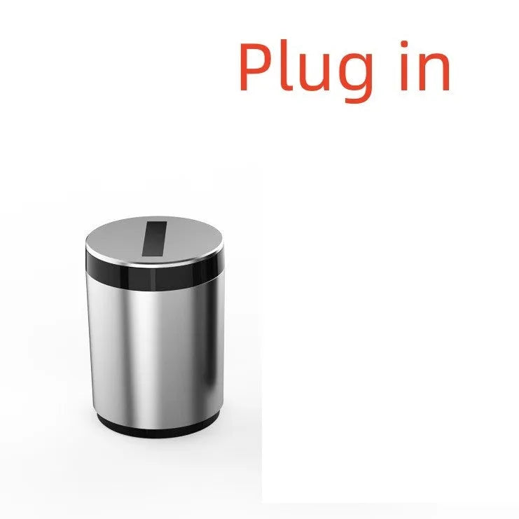 Silver intelligent induction ashtray with automatic opening infrared sensor