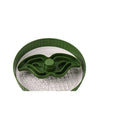 Grey slow feed dog bowl with rotating puzzle disc and a textured, green silicone licking mat in the centre