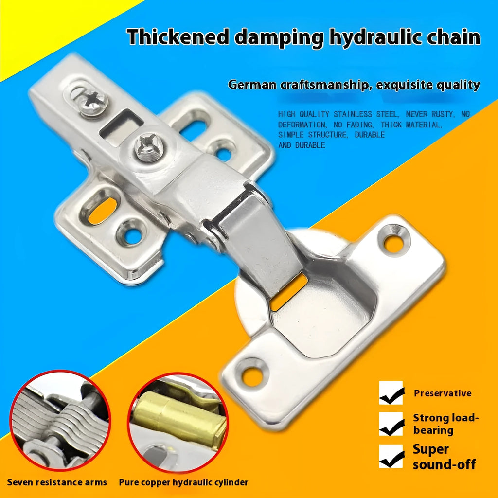 761 cold rolled steel hydraulic damping cabinet hinge with nickel plating in three bend configurations