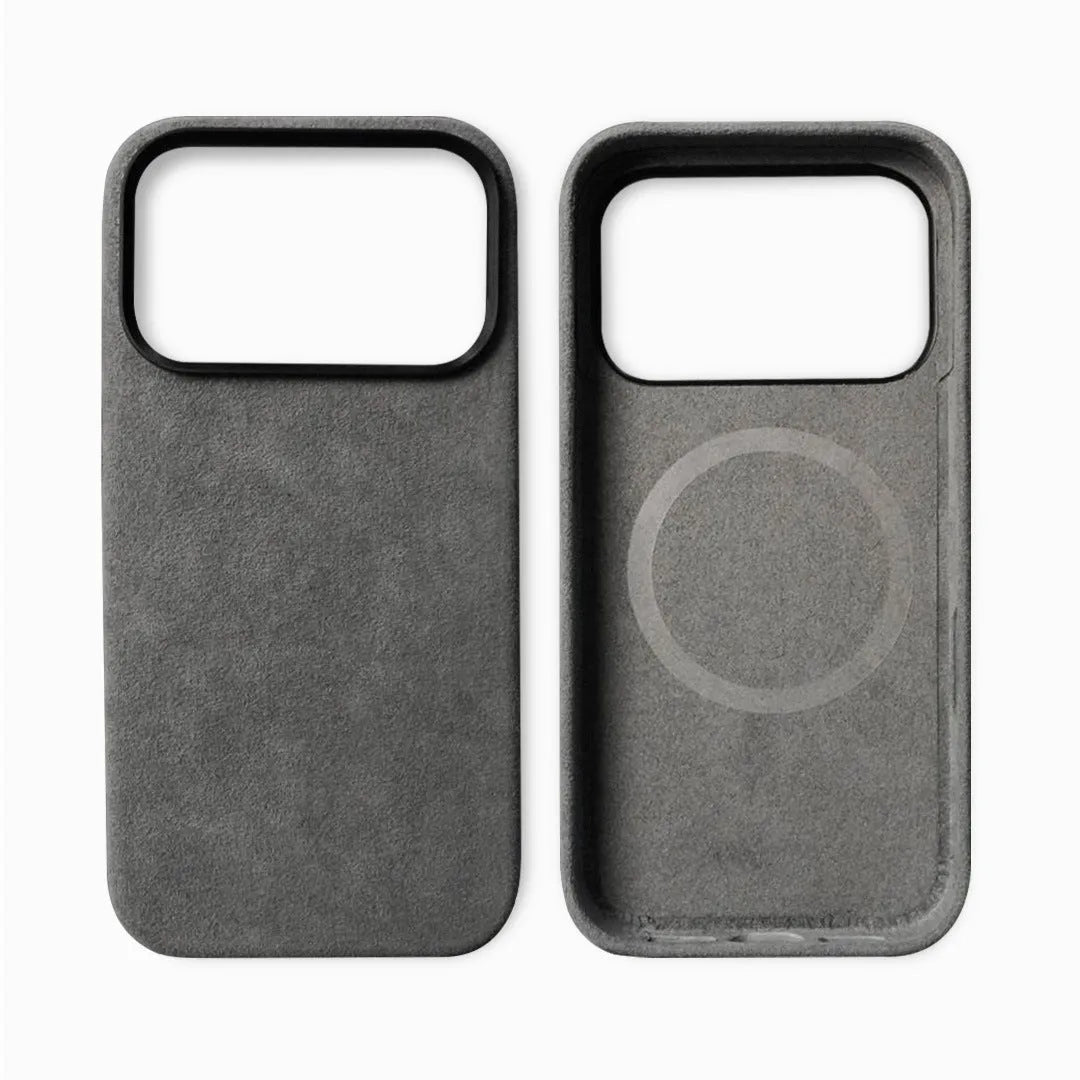 Alcantara shockproof magnetic phone case for iPhone 17 Pro Max Air in multiple colour options