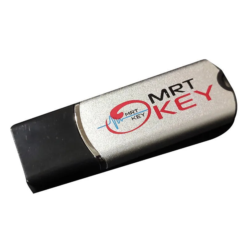 MRT Dongle 2 key with black plastic casing and EDL 9008 engineering flash cable for MTK phone repair