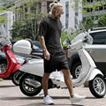 Men's sports t shirt and shorts set in polyester, short sleeve top and shorts, available in eleven colours