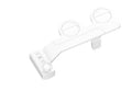 Rinse Pro pure white bidet attachment kit with brass fittings and removable cleaning nozzle on a white background