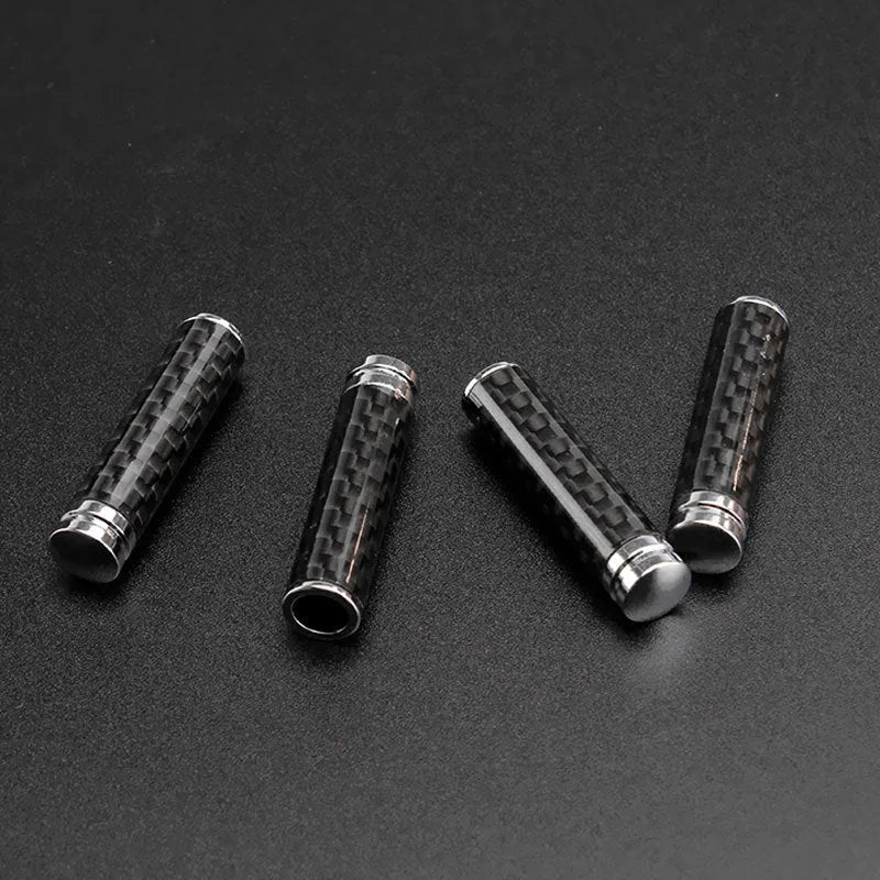 Carbon fibre door lift decorative cover set of 4 for vehicle interior styling upgrade