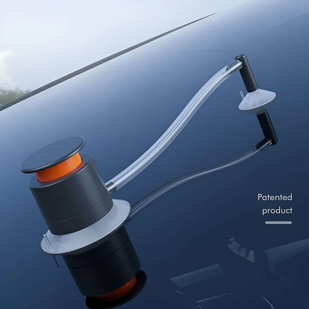 Plastic car windshield crack repair tool with glass corrector for DIY automotive damage repair