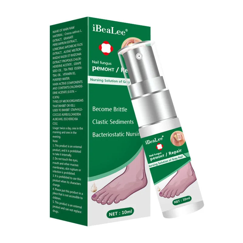 10ml whitening antibacterial liquid for foot care with universal skin type compatibility