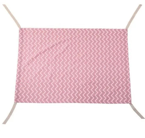 Portable detachable crib hammock for newborns in crushed velour fabric