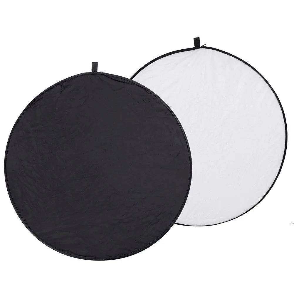 5-in-1 folding reflector 110cm with gold silver white black and soft-light surfaces for studio fill light