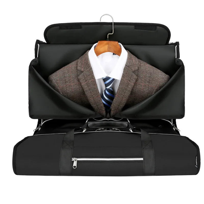 Grey Oxford cloth sports bag showing separate compartments for dry and wet storage items