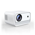 White home office HD projector with 1080p resolution and electric focus