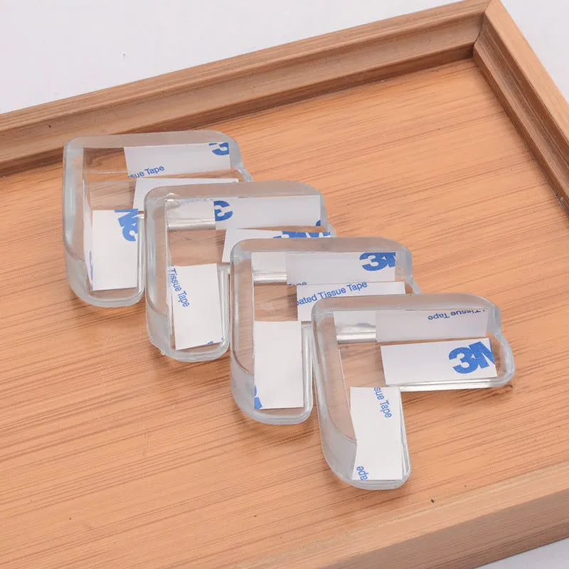 Baby silicone protective pad L-shaped thickening anti-collision table corner cover set of 12 pieces