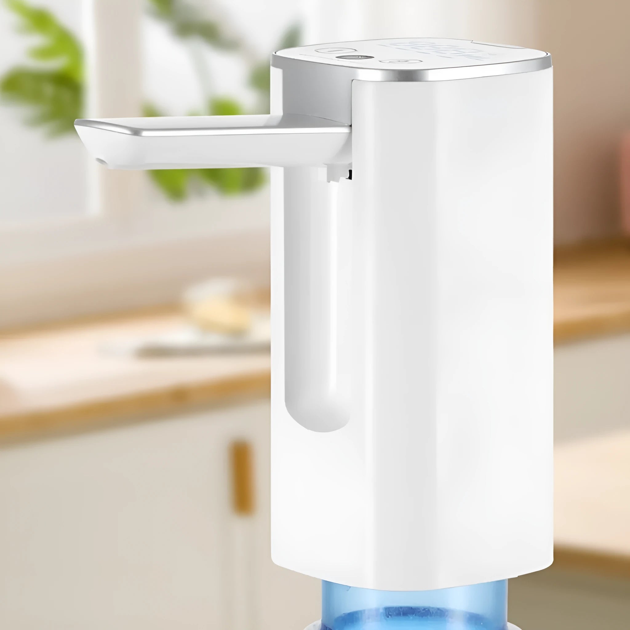 Folding bucket table with LCD screen and touch-control water pump