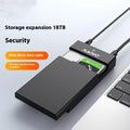USB 3.0 hard disk enclosure for 3.5 inch SATA drives with sliding cover and multiple colour options