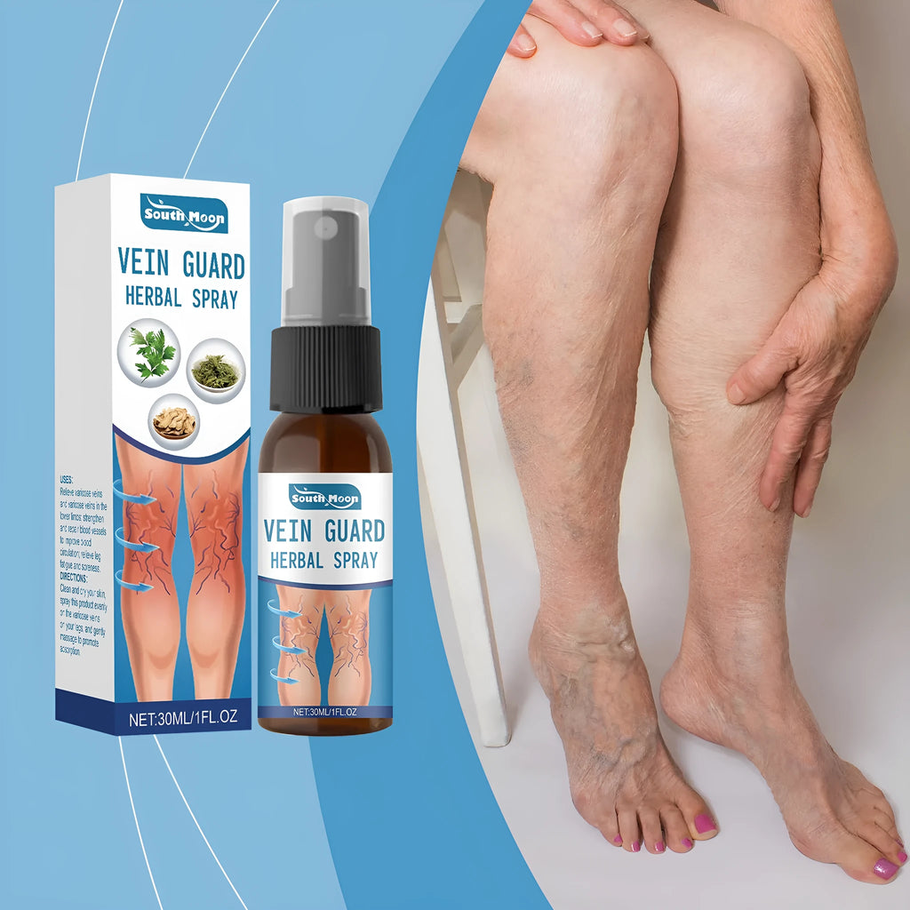 30ml herbal body care spray bottle with botanical extracts and cooling menthol