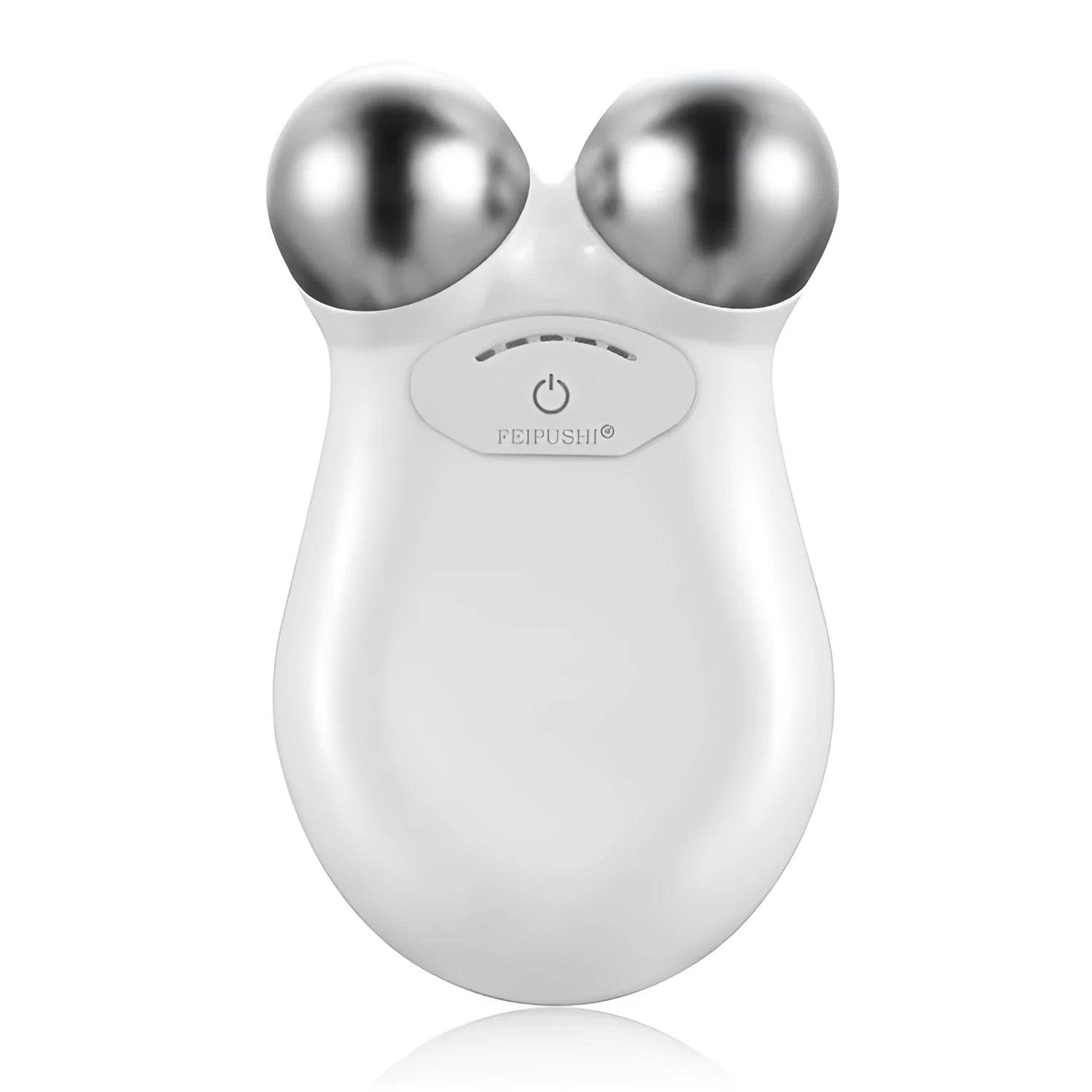 Pink and white micro current facial lifting device HS-858 for skin rejuvenation