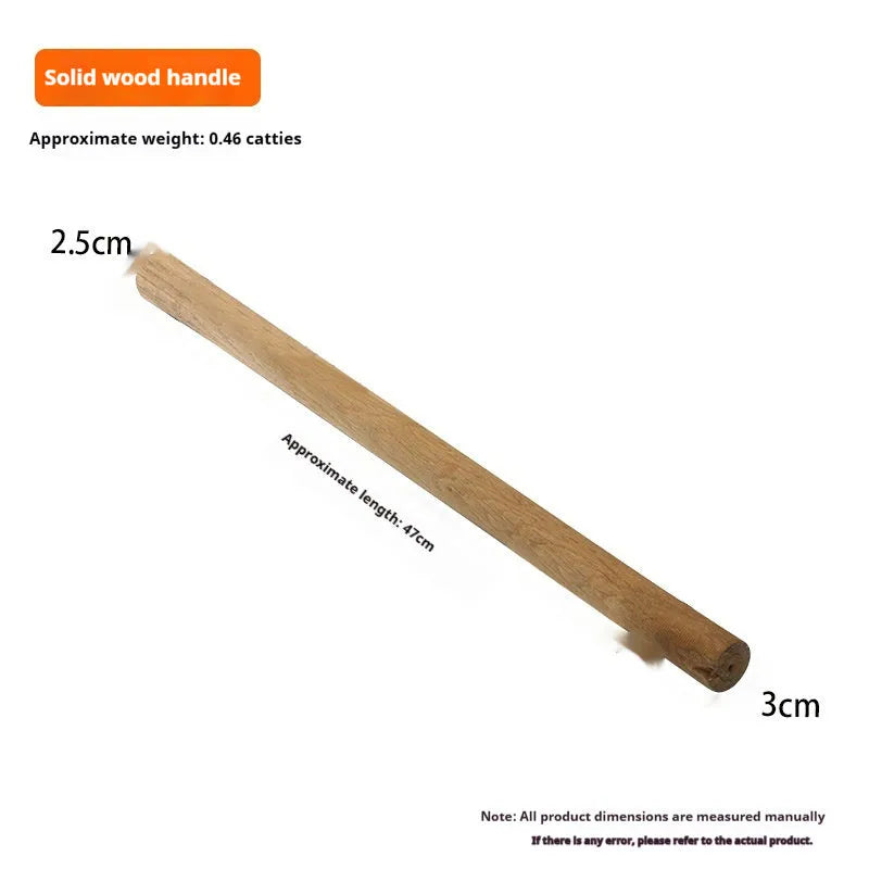 Locust wood axe handle replacement set showing multiple handle lengths for different tools
