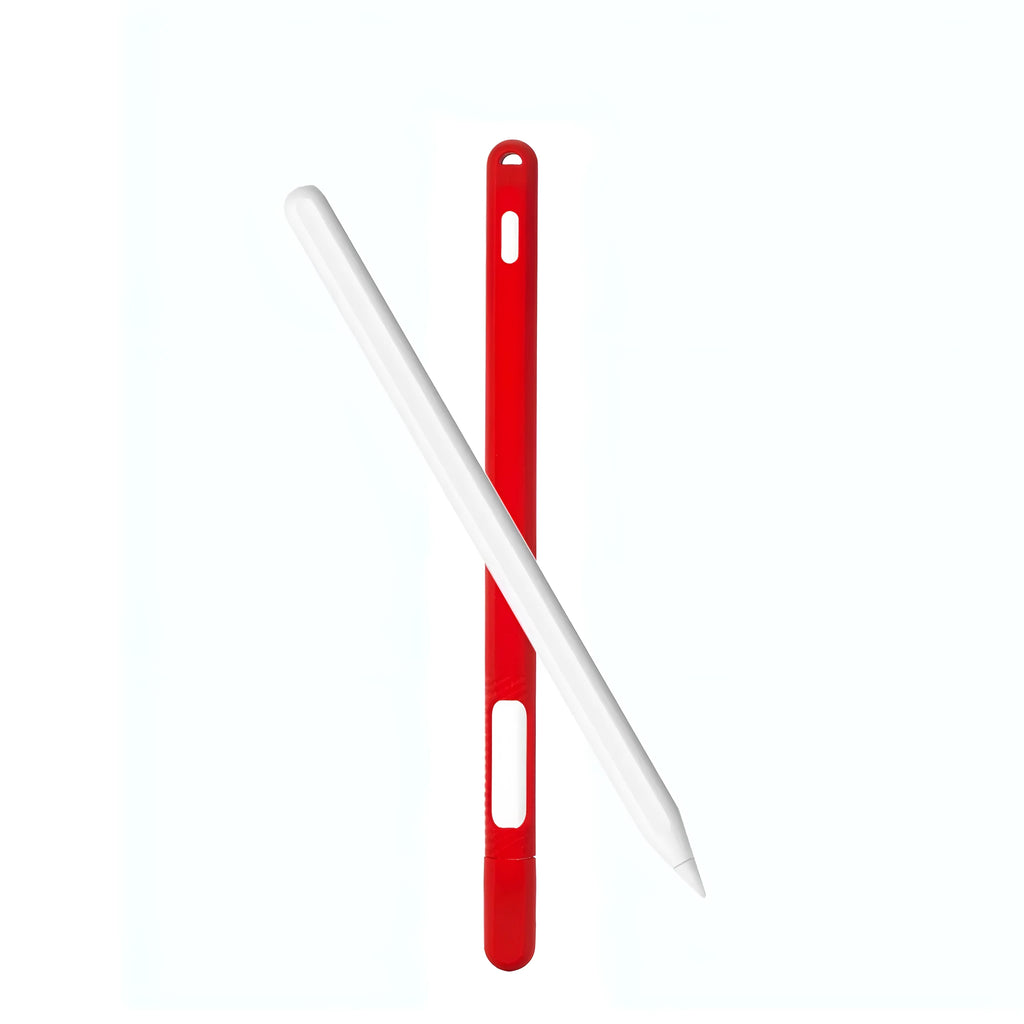Apple Pencil silicone protective cover set in peppermint green with non-slip grip and stylus storage