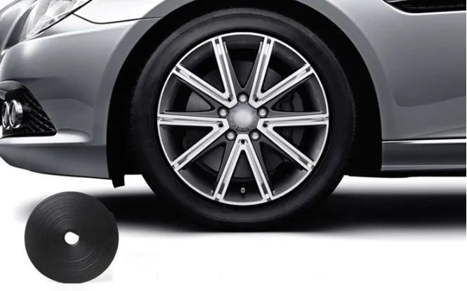 8-metre TPE car hub trim in various colours for steel rim protection with 3M adhesive