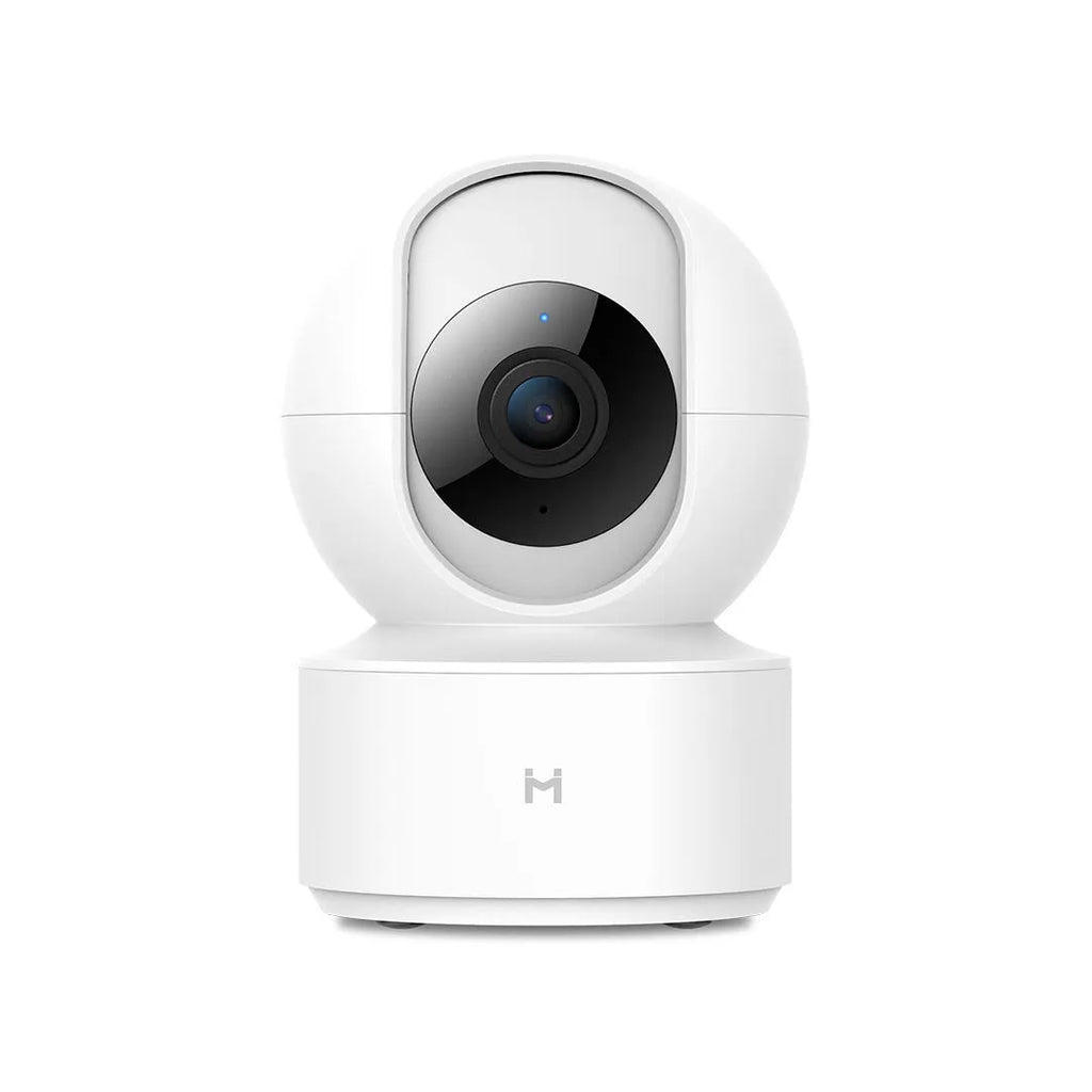 White Xiaobai smart security camera with 1080p resolution and wide-angle lens