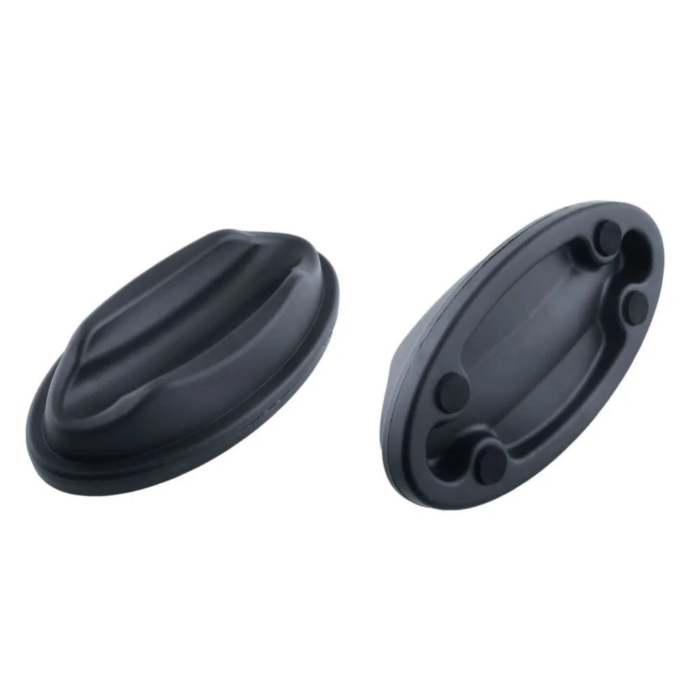 Indoor training bench front wheel mount black plastic cycling pad 25x16x6 cm