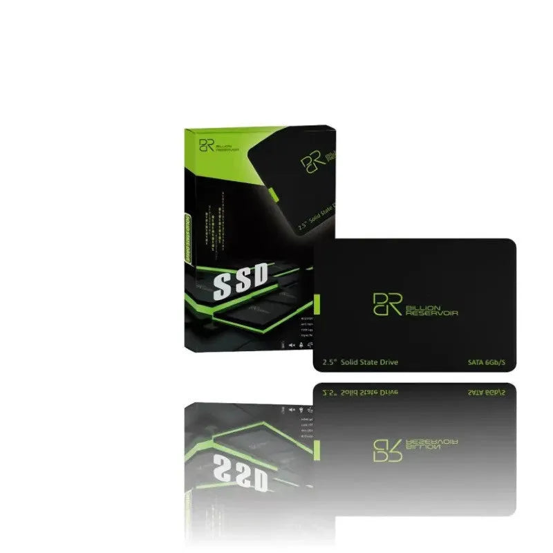 Black 2.5-inch solid state drive with SATA 3.0 interface for desktop and laptop storage upgrades