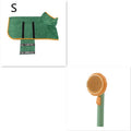 Pet grooming brush with curved steel wire teeth in white or pumpkin colour for cats and dogs