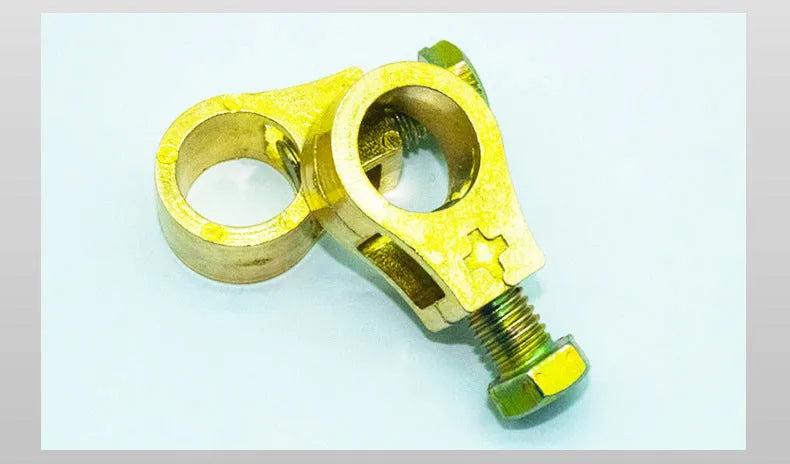 Pure copper car battery clamp with new patented design for secure terminal connections