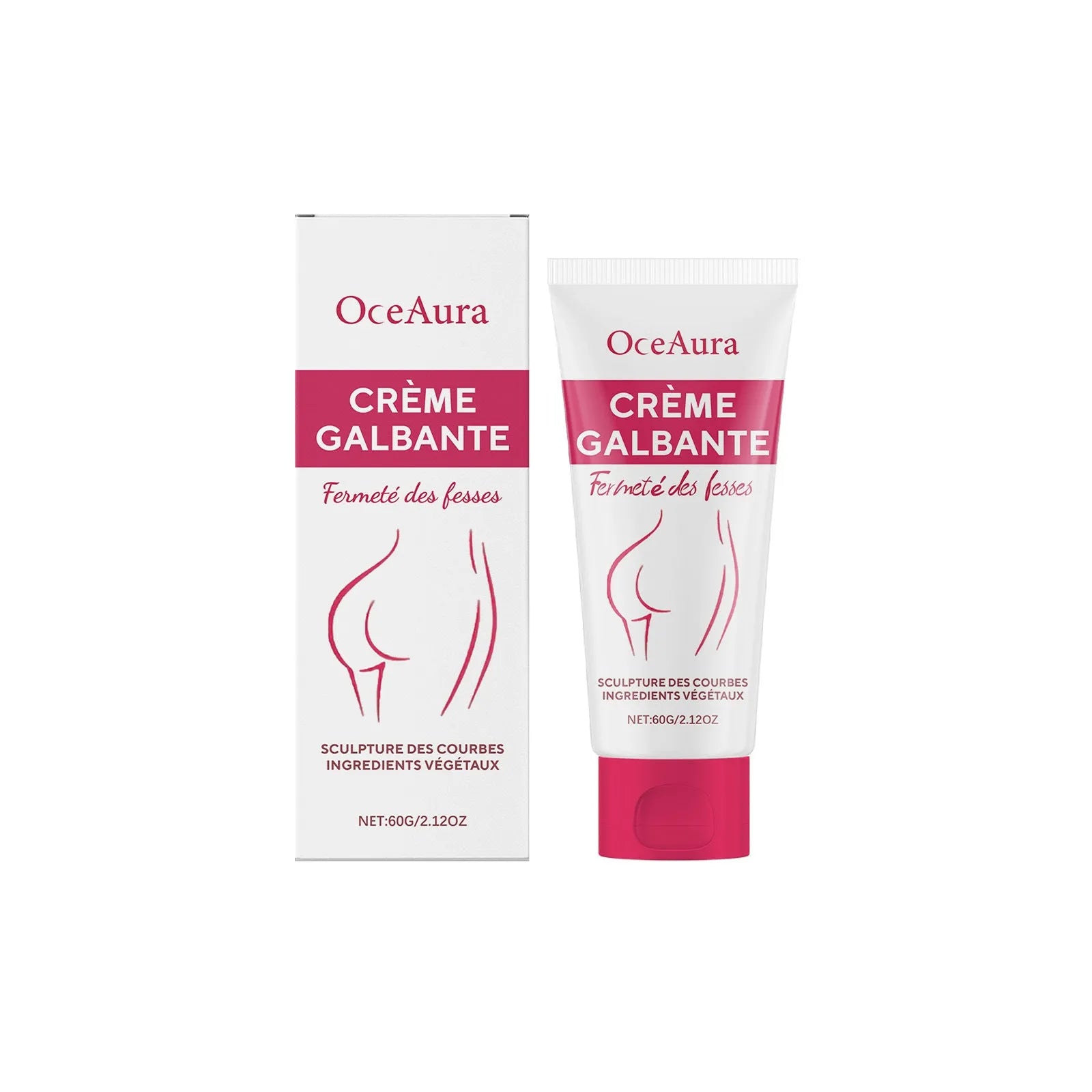 60g jar of hip and neck tightening moisturising cream with botanical extracts.