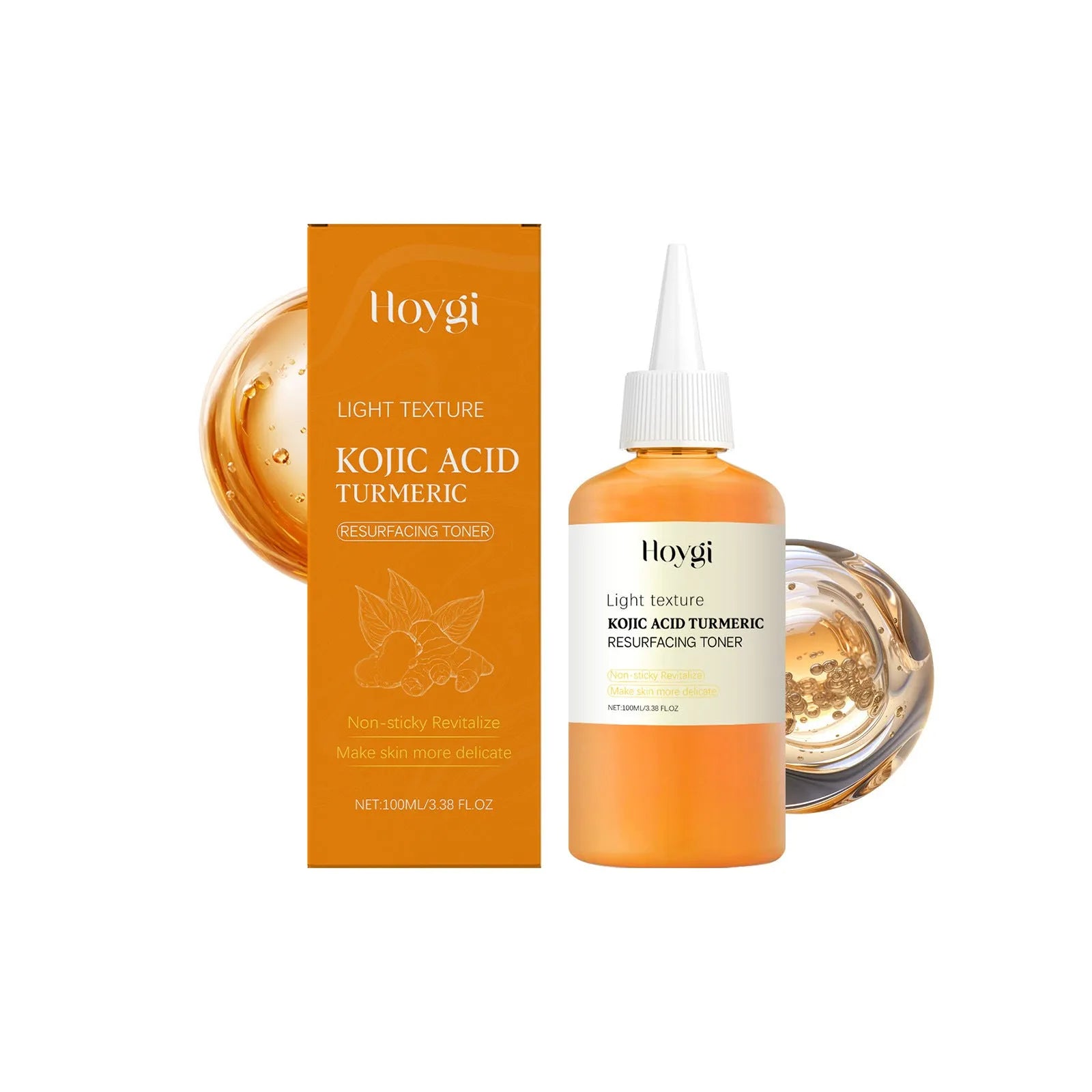 100ml turmeric moisturising water bottle with non-oily formula for daily facial care