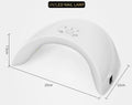 Pink nail phototherapy machine dryer with 36W LED and USB charge for curing gel polish