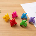 Children's soft rubber writing posture corrector pen holder, irregular shape, random colour, single pack